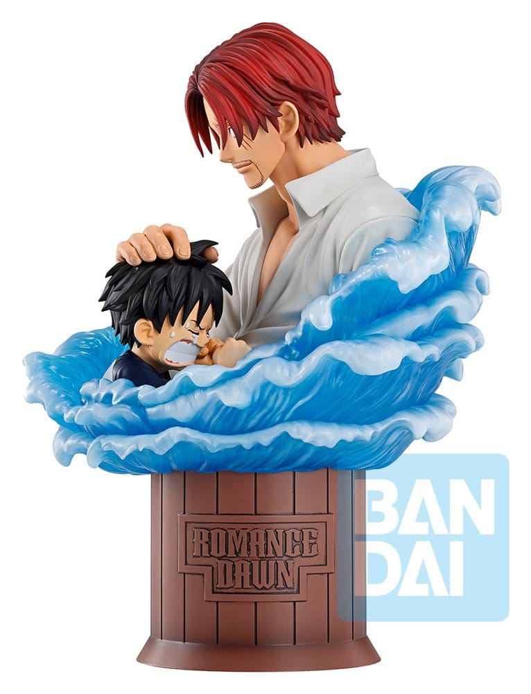 One Piece Ichibansho PVC Figur Shanks & Luffy (Röda Hår Pirater) 15 cm