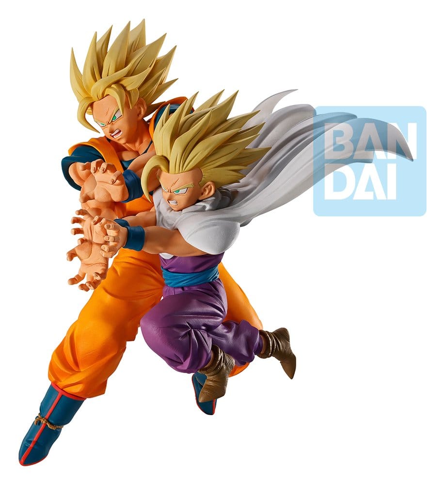 Dragon Ball Z Ichibansho PVC-figur Son Goku & Son Gohan (Spektakulär Strid) 18 cm