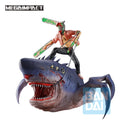 Chainsaw Man - Filmen: Reze-bågen Ichibansho Megaimpact PVC-figur Chainsaw Man & Beam 23 cm