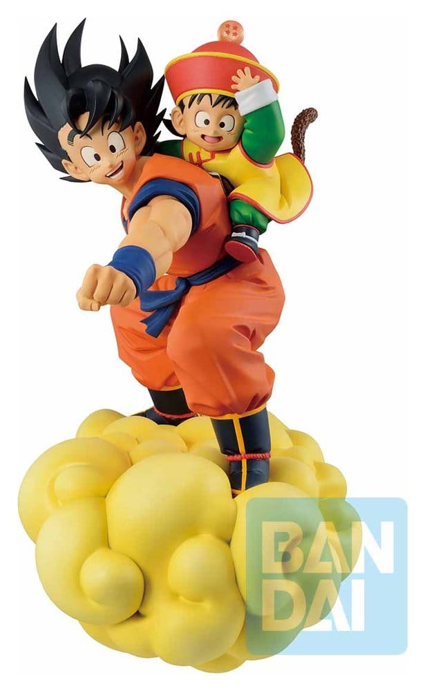 Dragon Ball Z Ichibansho Masterlise Plus-figur Son Goku och Son Gohan (Saiyanens Ande) 21 cm