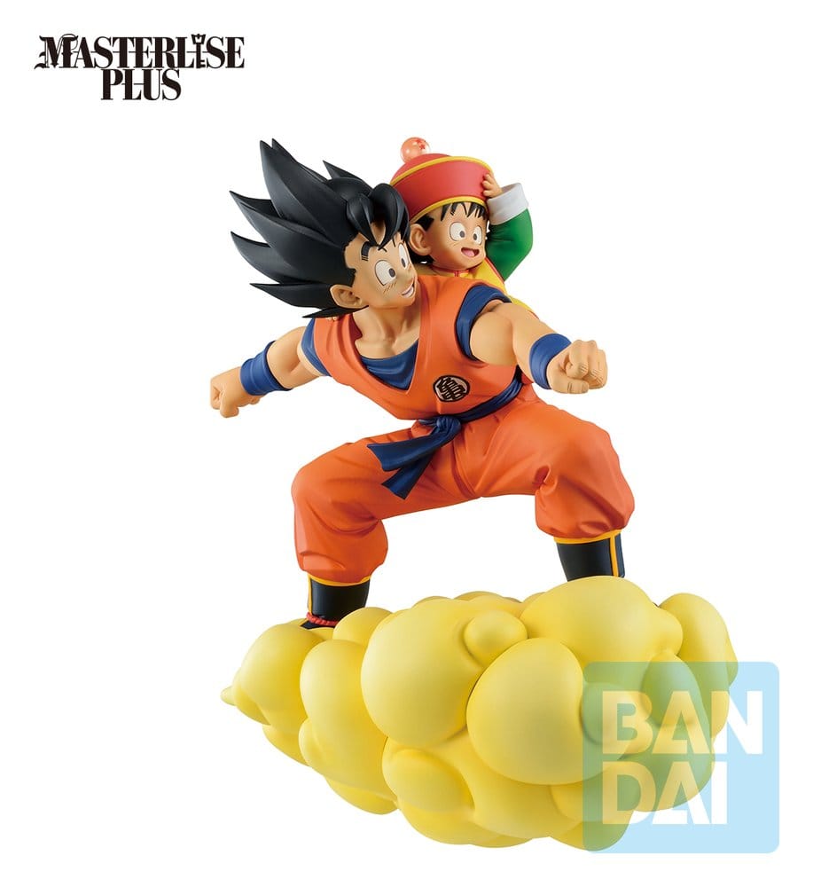 Dragon Ball Z Ichibansho Masterlise Plus-figur Son Goku och Son Gohan (Saiyanens Ande) 21 cm