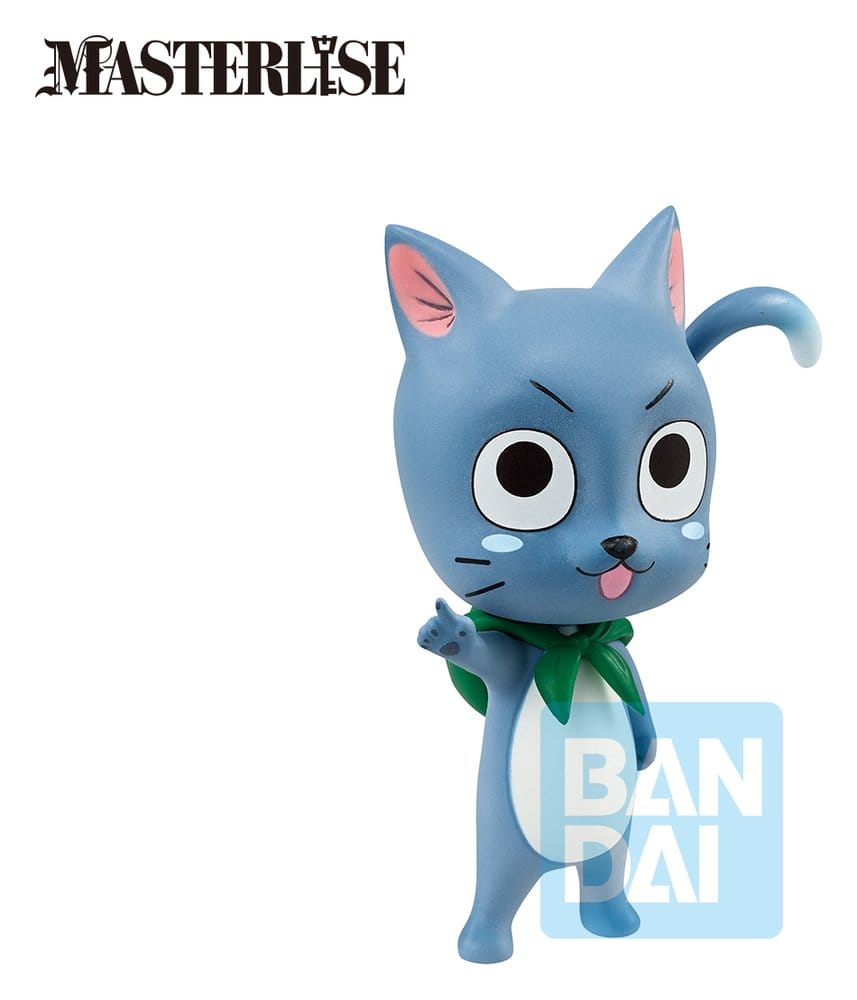 Fairy Tail 20-årsjubileum Ichibansho Masterlise PVC-figur Happy 7 cm