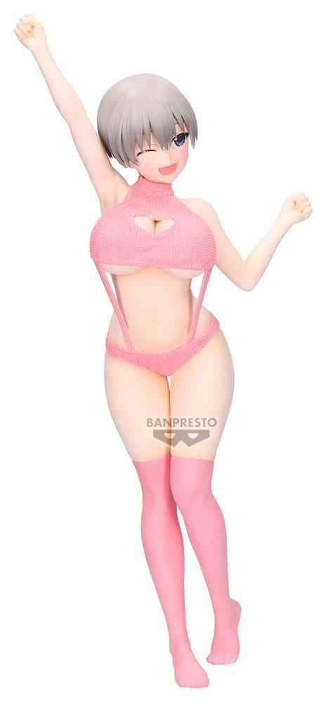 Uzaki-chan vill hänga med! Eternal Romance PVC-figur Hana Uzaki (Tröja och baddräkt version) 28 cm