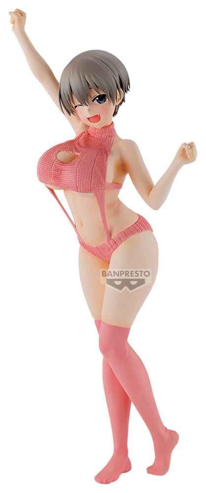 Uzaki-chan vill hänga med! Eternal Romance PVC-figur Hana Uzaki (Tröja och baddräkt version) 28 cm