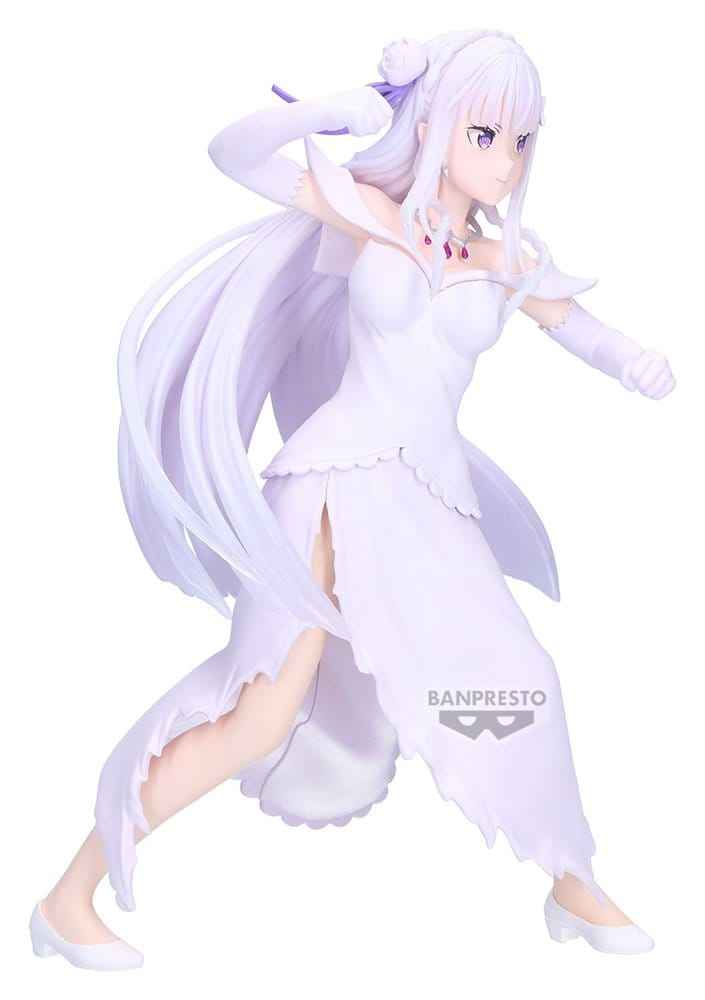 Re:ZERO -Starting Life in Another World- Espresto PVC-figur Emilia (Excite Motions) 22 cm