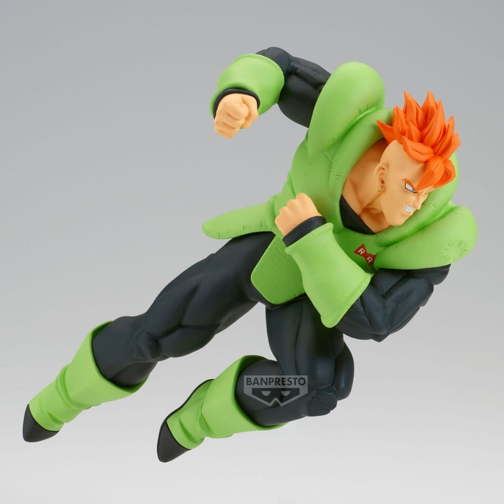 Dragon Ball Z Match Makers PVC Figur Android 16 (vs Cell) 17 cm