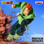 Dragon Ball Z Match Makers PVC Figur Android 16 (vs Cell) 17 cm