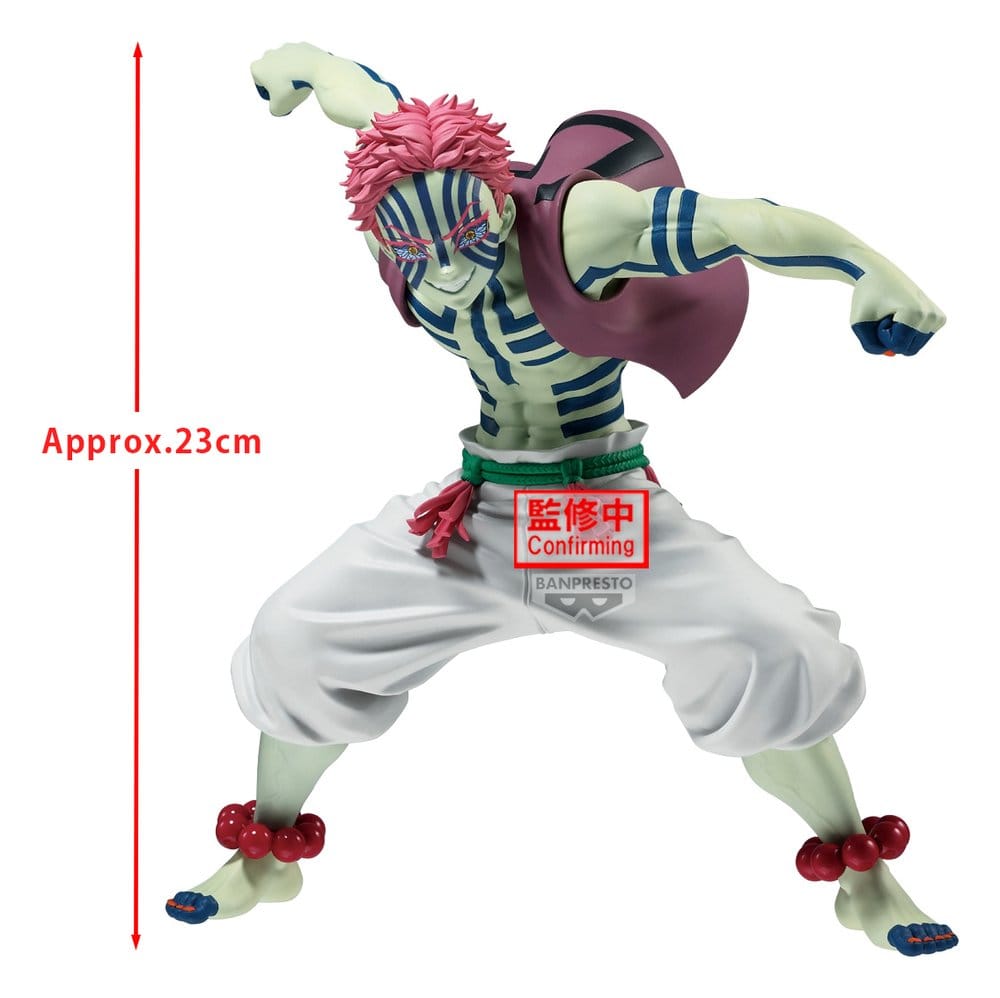 Demon Slayer: Kimetsu no Yaiba Grandista PVC-figur Akaza II, 23 cm