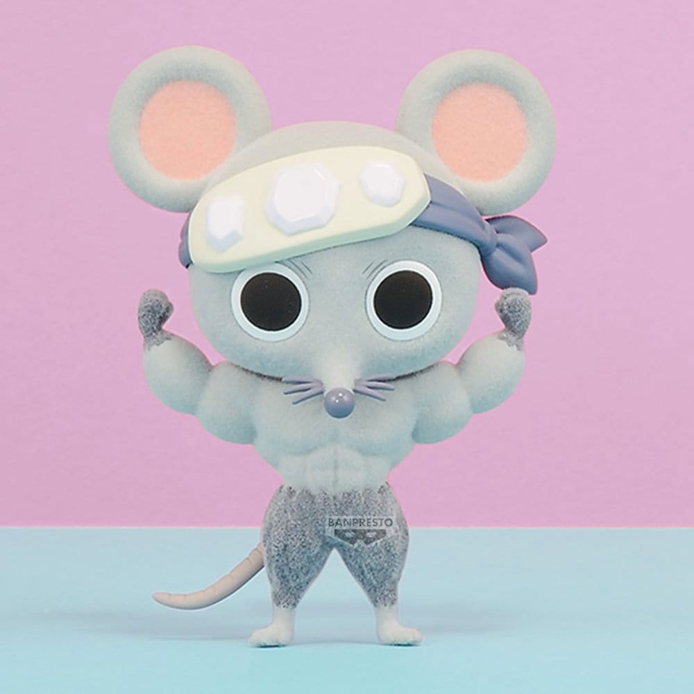 Demon Slayer: Kimetsu no Yaiba Fluffy Puffy PVC Figure Muscular Mice (Ver. A) 7 cm
