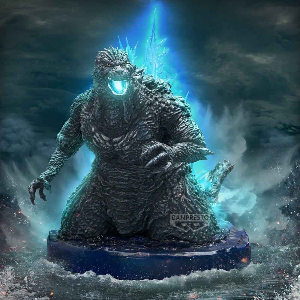Godzilla Minus One Art Vignette PVC-figur Godzilla (2023) Atomandningsbild Version 15 cm