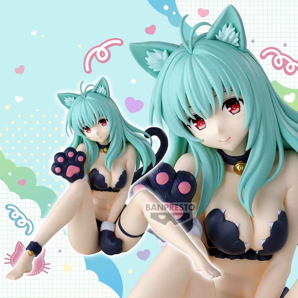 To Love Ru Darkness Nyarls Samling PVC Figur Run Elsie Jewelria 14 cm