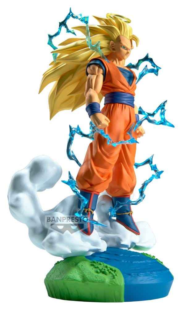 Dragon Ball Z Historiebox PVC-figur Super Saiyan 3 Son Goku 18 cm