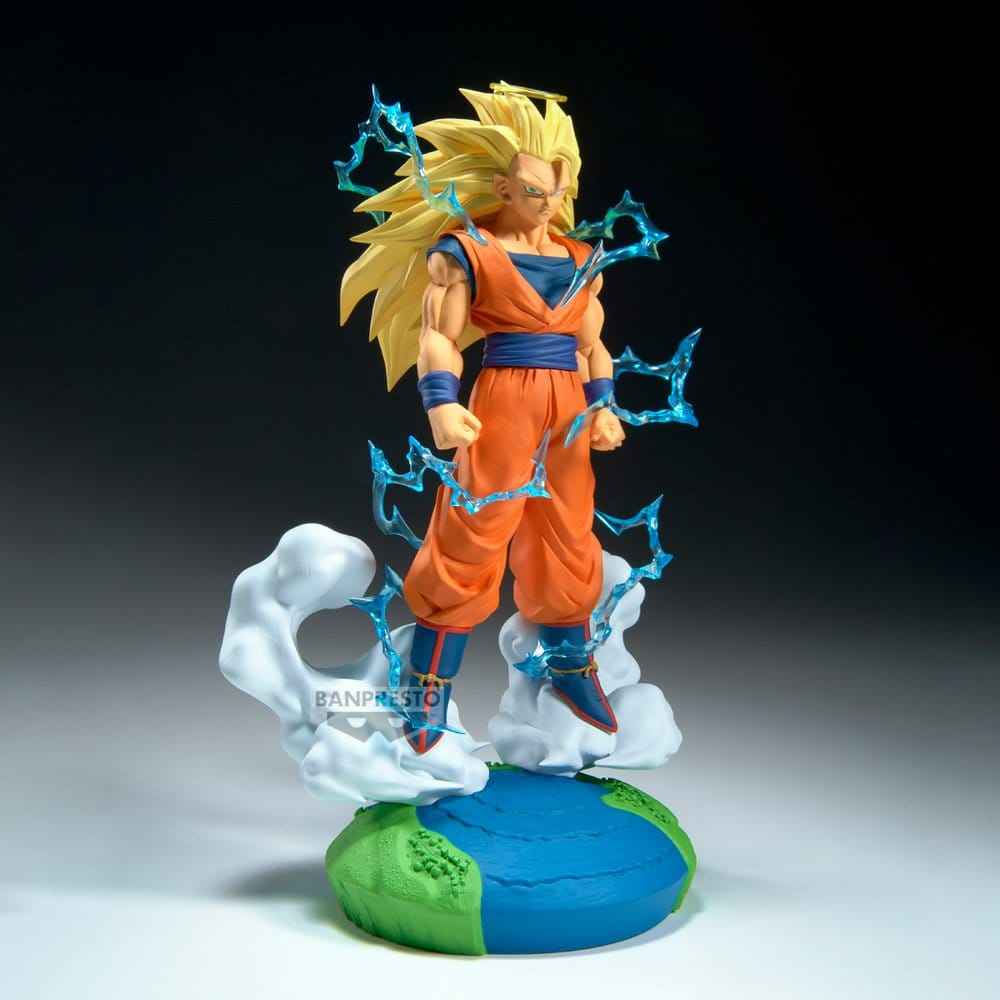 Dragon Ball Z Historiebox PVC-figur Super Saiyan 3 Son Goku 18 cm