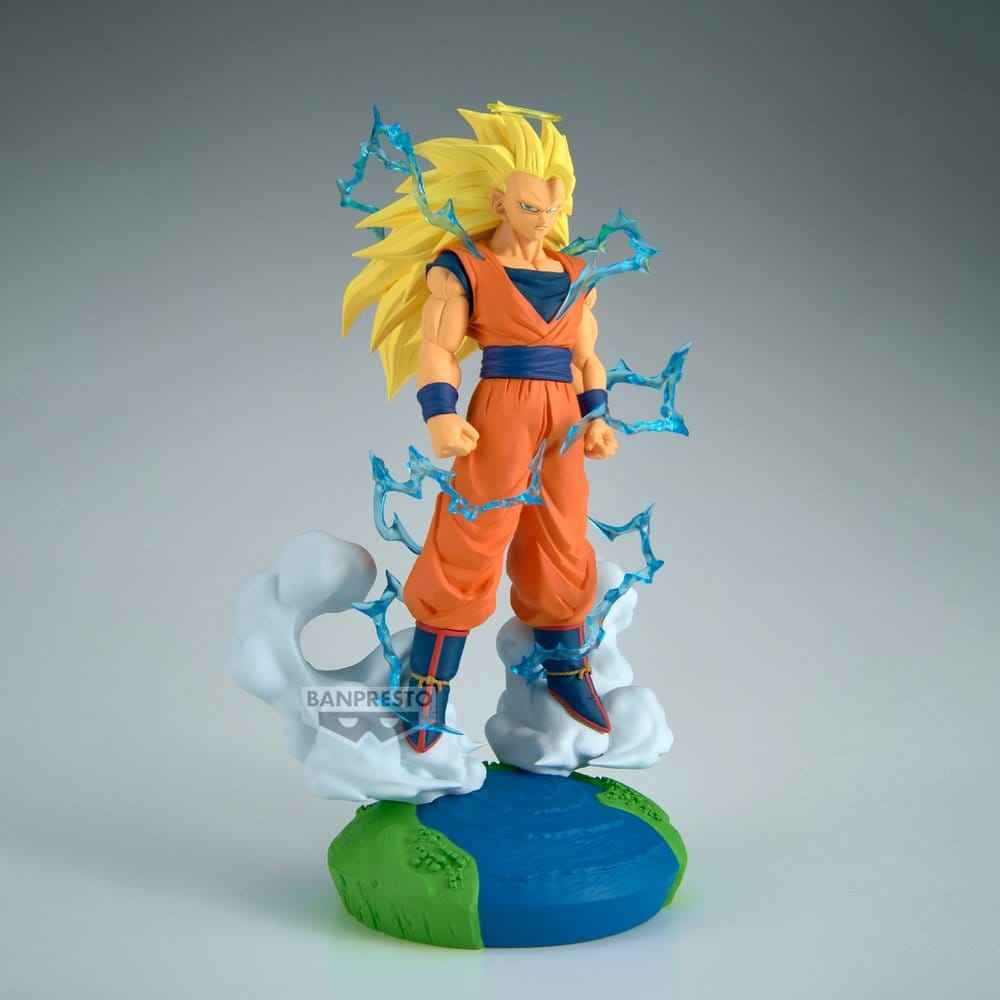 Dragon Ball Z Historiebox PVC-figur Super Saiyan 3 Son Goku 18 cm