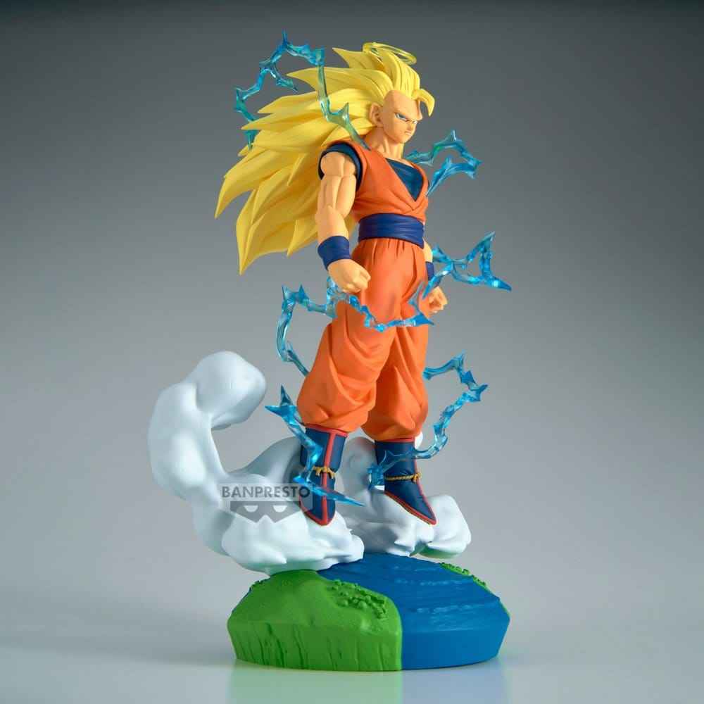 Dragon Ball Z Historiebox PVC-figur Super Saiyan 3 Son Goku 18 cm