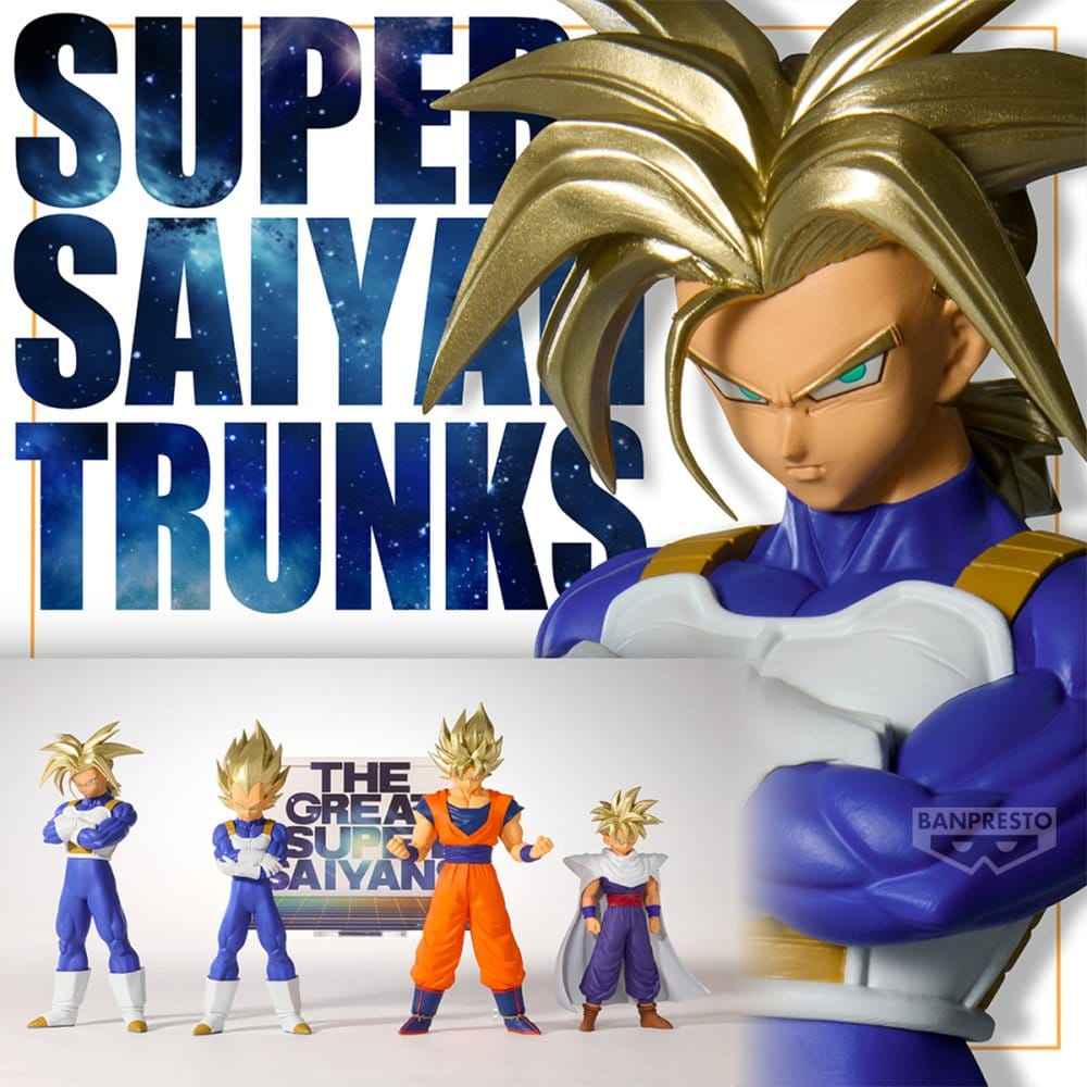 Dragon Ball Z Blod av Saiyans PVC-figur Super Saiyan Trunks II 20 cm