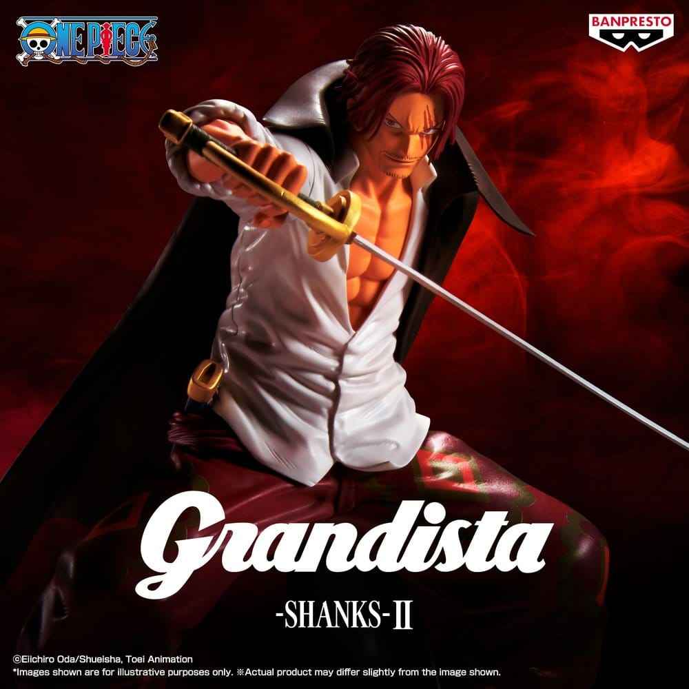 One Piece Grandista PVC-figur Shanks II 23 cm