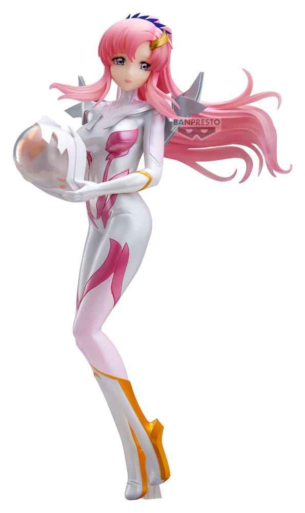 Mobile Suit Gundam Seed Freedom Glitter & Glamours PVC-figur Lacus Clyne (Pilotdräkt Pärlfärgad Version) 22 cm