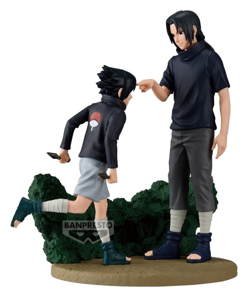 Naruto Shippuden Minnesvärd Saga PVC-figur Sasuke Uchiha & Itachi Uchiha 14 cm