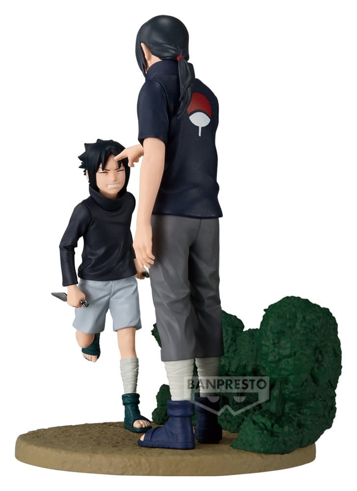 Naruto Shippuden Minnesvärd Saga PVC-figur Sasuke Uchiha & Itachi Uchiha 14 cm