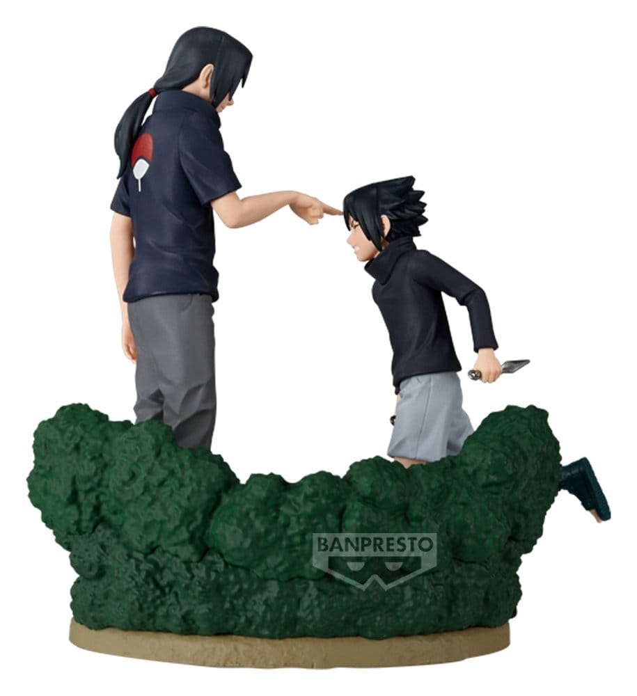 Naruto Shippuden Minnesvärd Saga PVC-figur Sasuke Uchiha & Itachi Uchiha 14 cm