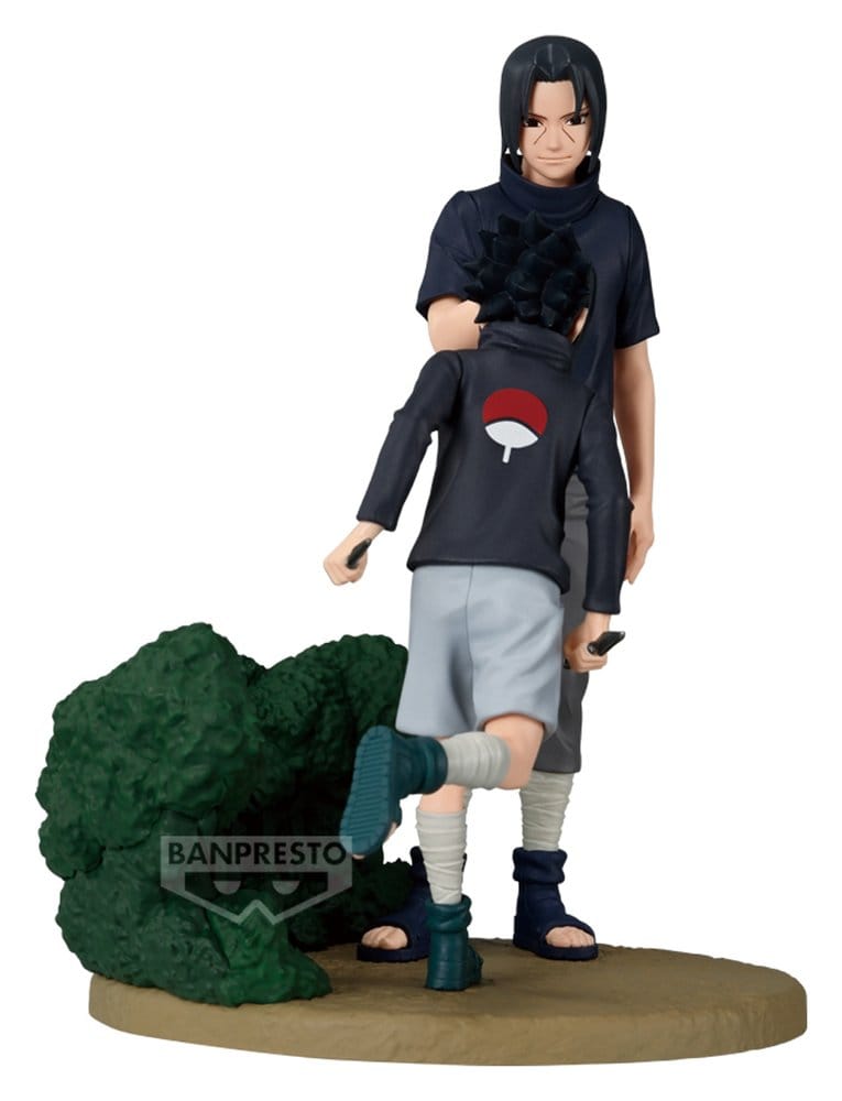 Naruto Shippuden Minnesvärd Saga PVC-figur Sasuke Uchiha & Itachi Uchiha 14 cm