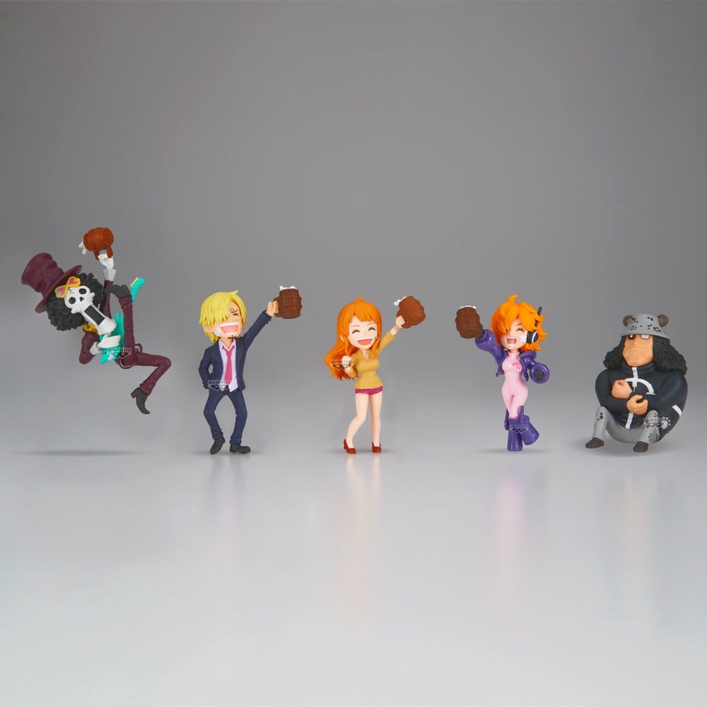 One Piece World Collectable Figur Mini Figurer 6 cm Display (12 stycken)