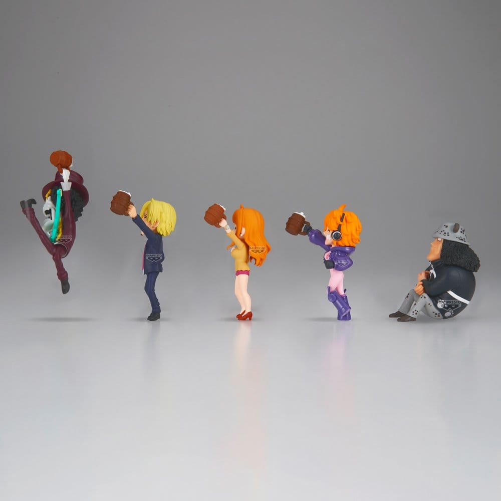 One Piece World Collectable Figur Mini Figurer 6 cm Display (12 stycken)