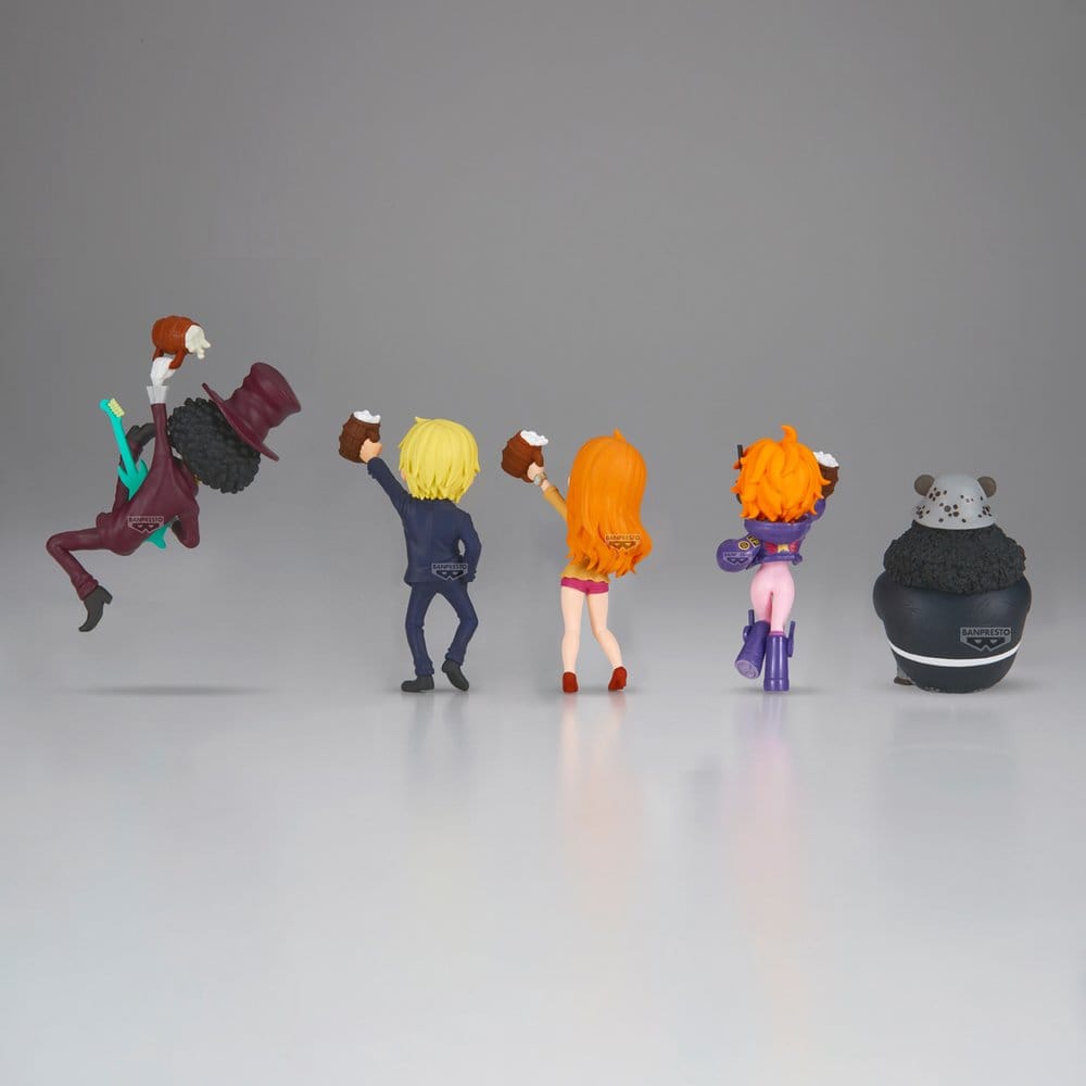 One Piece World Collectable Figur Mini Figurer 6 cm Display (12 stycken)