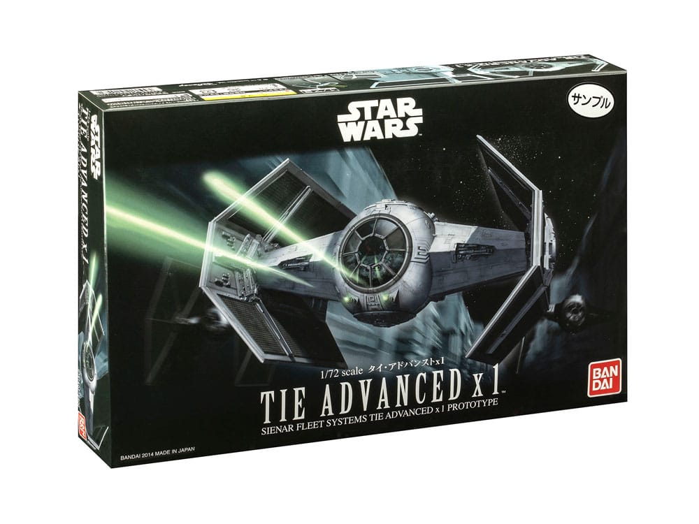 Modellbyggsats Star Wars 1/72 TIE Advanced x1, 10 cm