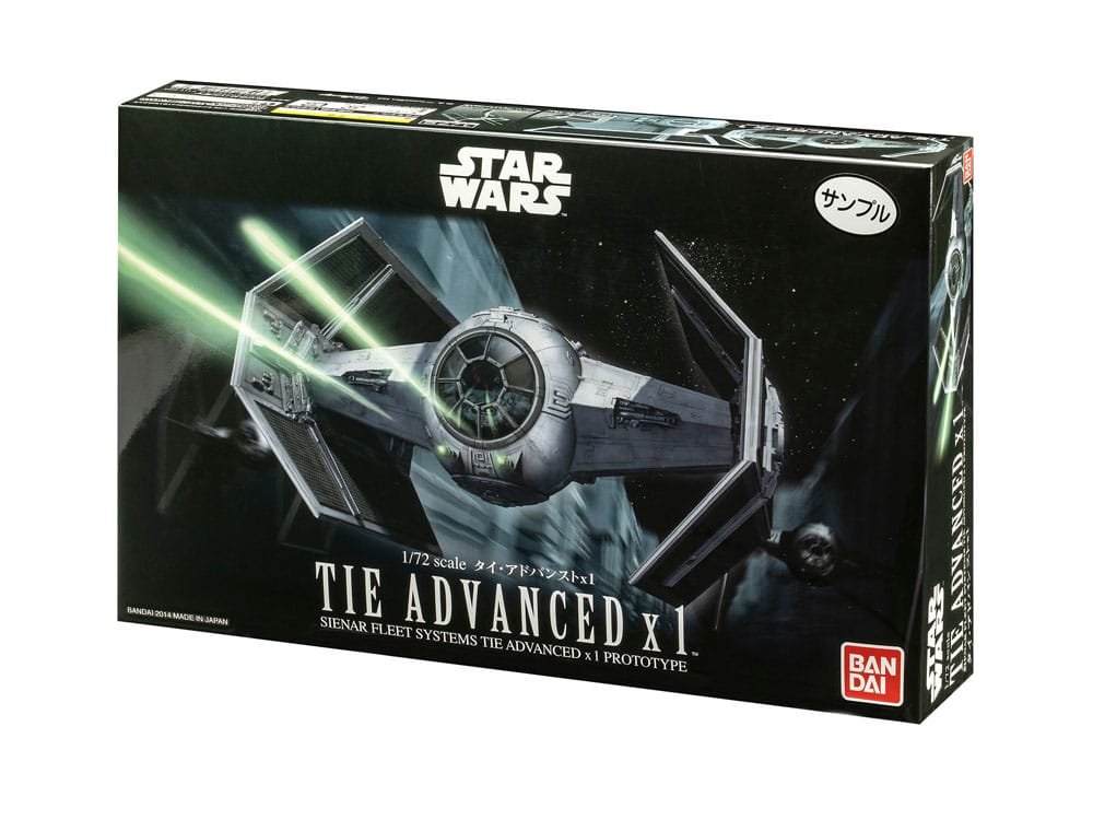 Modellbyggsats Star Wars 1/72 TIE Advanced x1, 10 cm