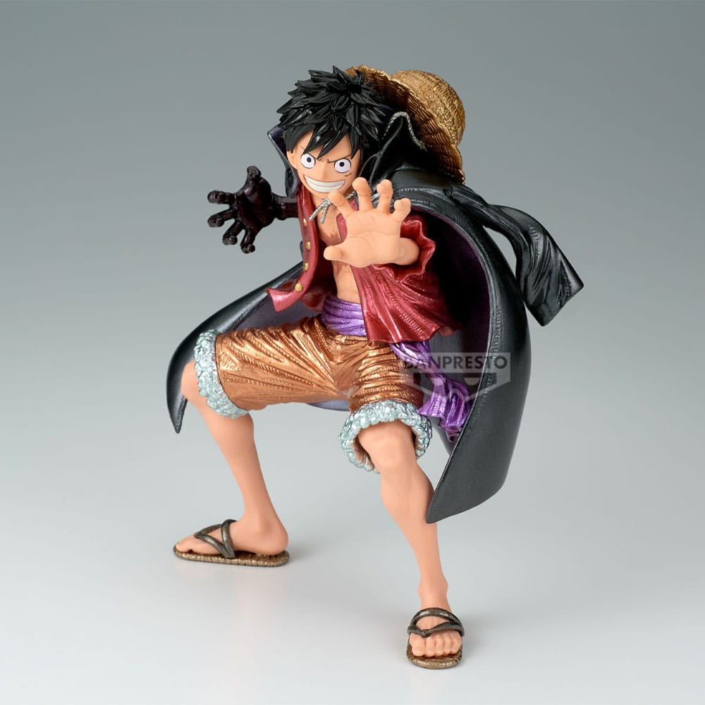 One Piece King of Artist PVC Figur Monkey D. Luffy Land of Wano II Special Ver. 19 cm Banpresto