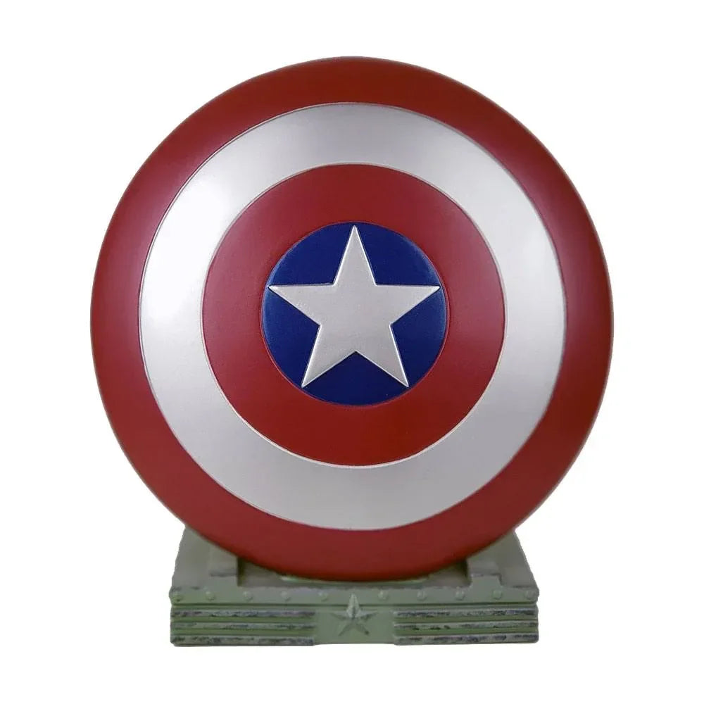 Marvel Myntbank Captain America Sköld 25 cm - Hög Kvalitet Semic