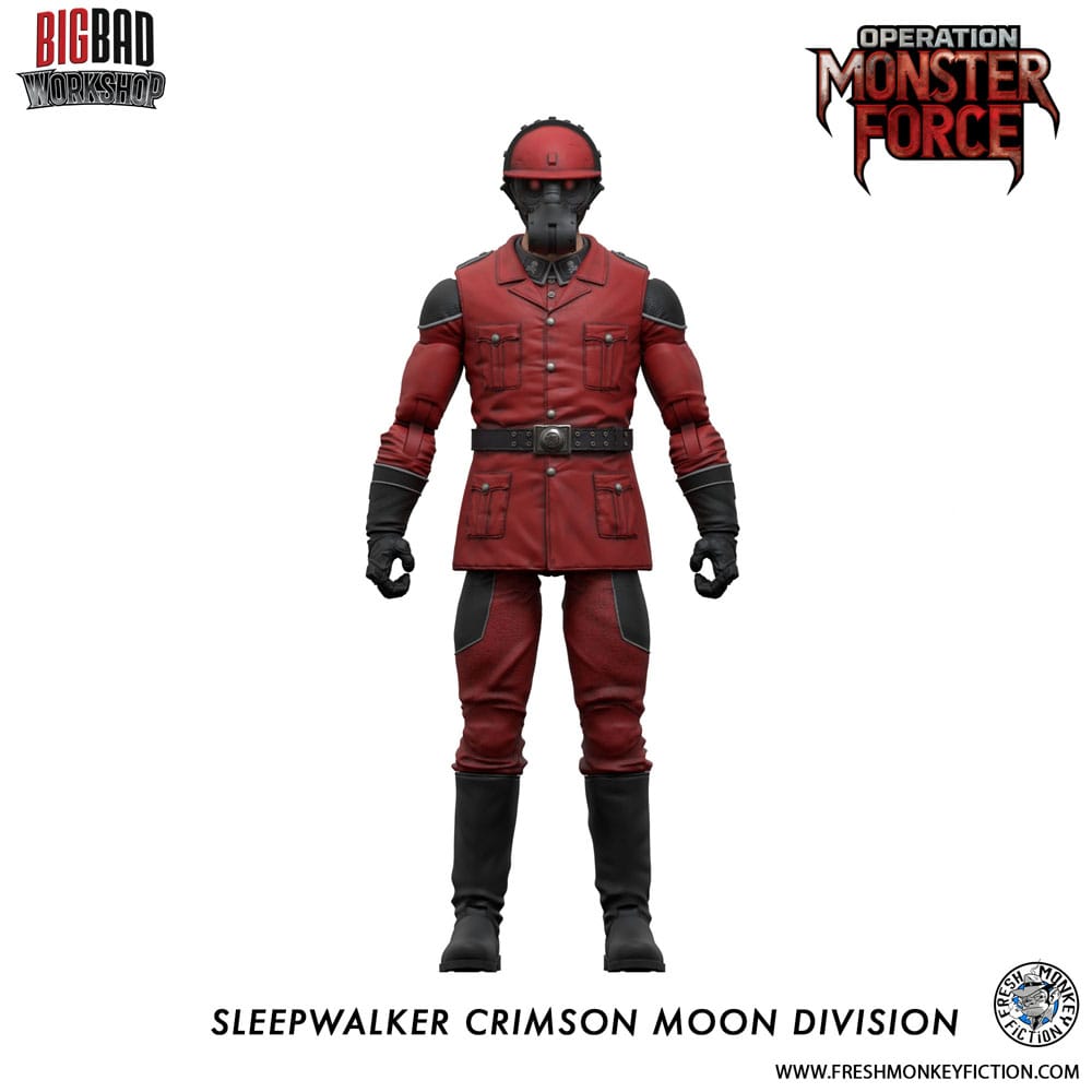 Operation: Monster Force Actionfigur 1/12 Sleepwalker Crimson Moon Division 15 cm BigBadWorkshop
