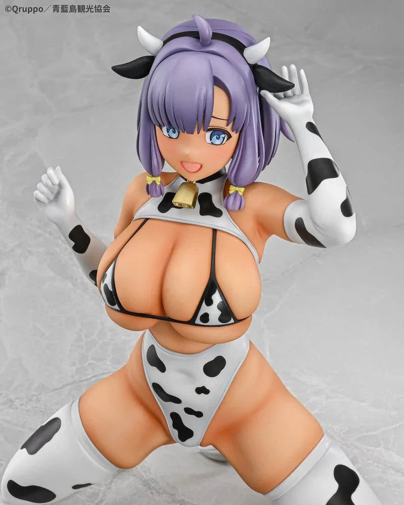 Nukitashi The Animation PVC Figur 1/5 Misaki Hotori Cow print kostym Tanned Ver. 22 cm