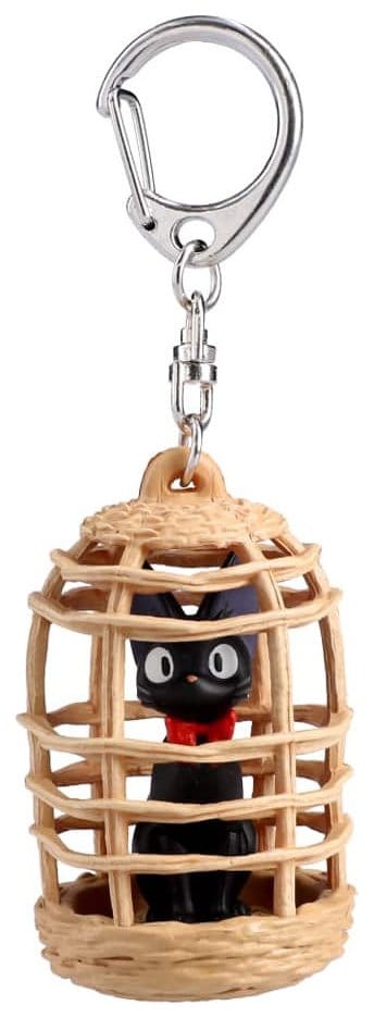 Kiki's Delivery Service Keychain Jiji in cage