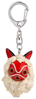 Princess Mononoke 3D Keychain San’s Mask and Kodama