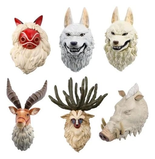 Princess Mononoke Magnet Mystery Box 3D Character Assortment (6)