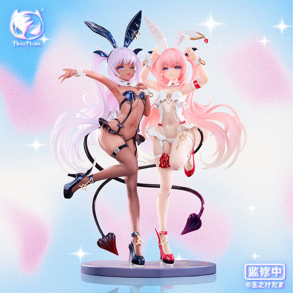 Original Character PVC Figurn 1/6 Lulumu & Kulomu av Tamano Kedama - 27 cm BearPanda