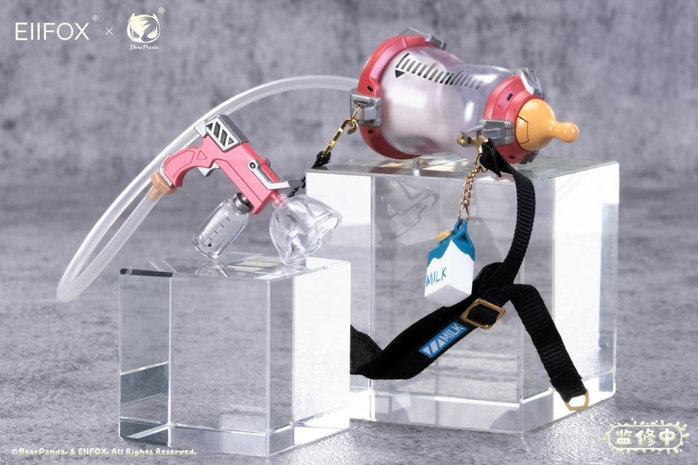 Original karaktärsactionfigur 1/8 Eiifox & BearPanda Nyuugyuu Momo 21 cm