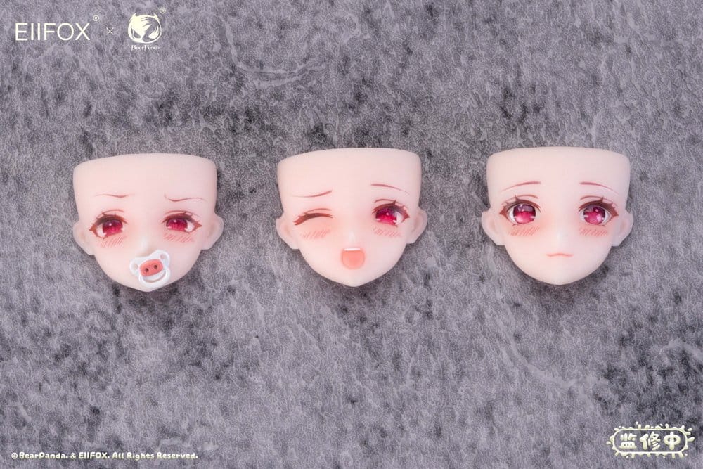 Original karaktärsactionfigur 1/8 Eiifox & BearPanda Nyuugyuu Momo 21 cm