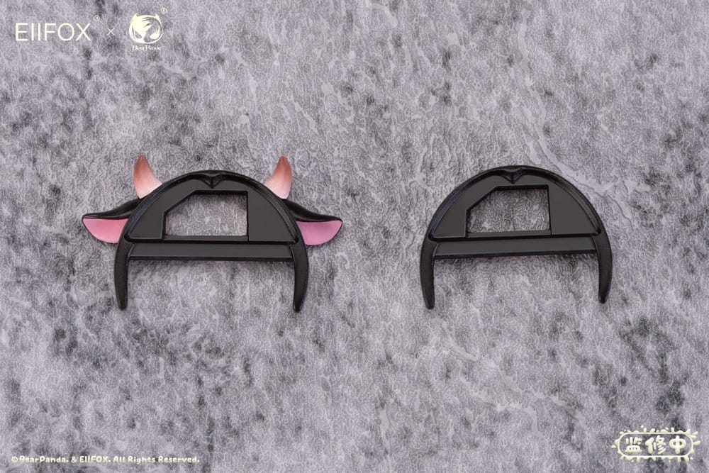 Original karaktärsactionfigur 1/8 Eiifox & BearPanda Nyuugyuu Momo 21 cm