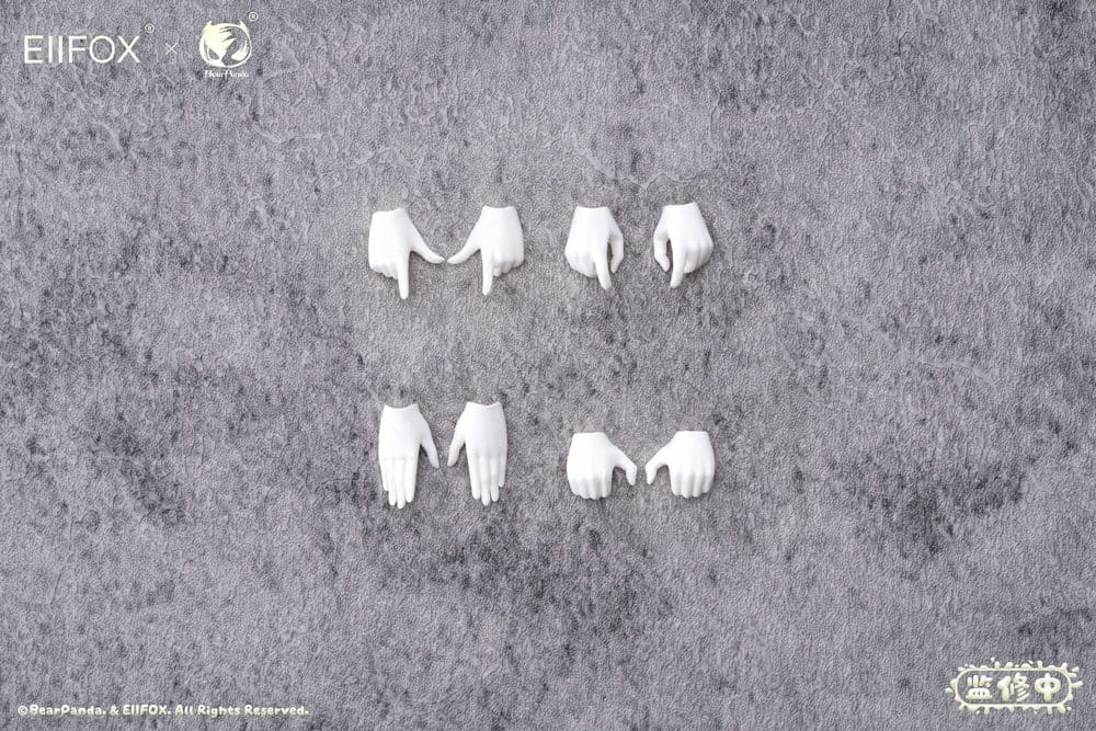 Original karaktärsactionfigur 1/8 Eiifox & BearPanda Nyuugyuu Momo 21 cm