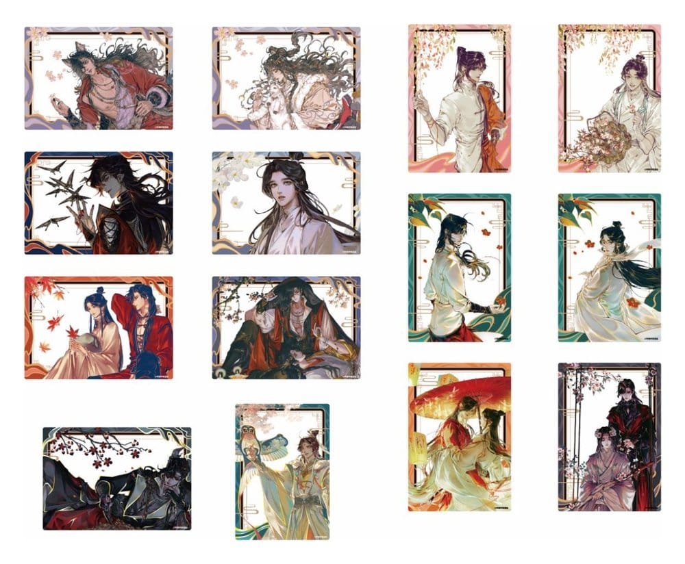 Heaven Official's Blessing Acrylic Clear Cards Manhua Clear Shadows Series Blind Box Display (12)