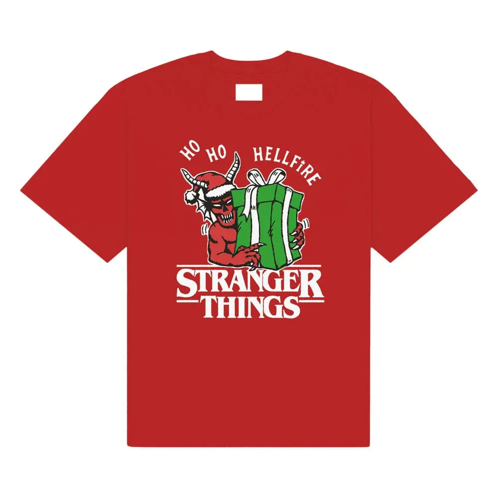 Stranger Things T-shirt Ho Ho Hellfire Stl XXL Brands In