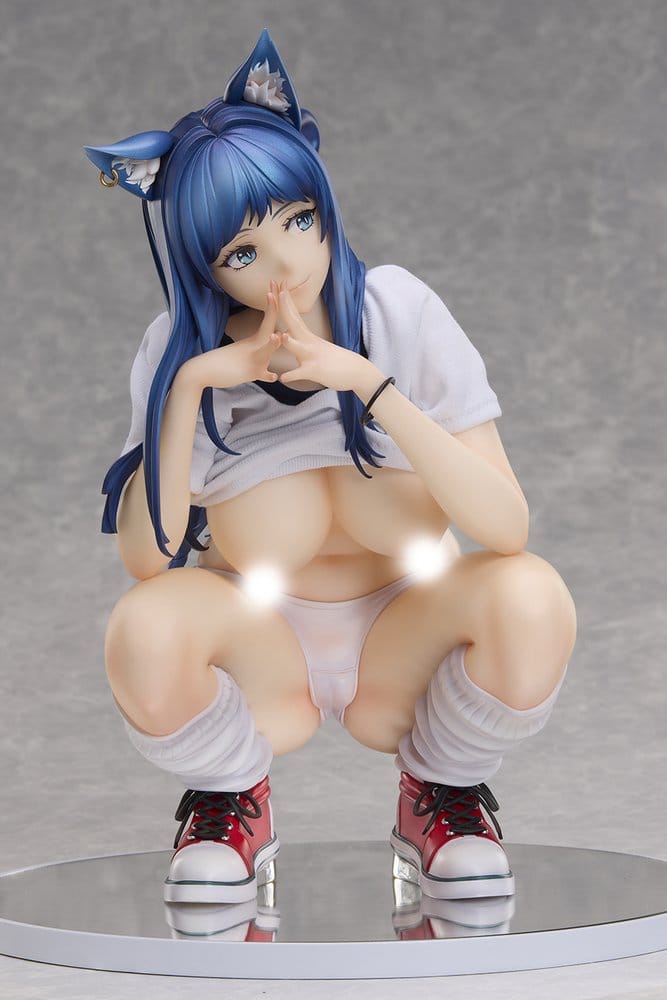 Original Karaktär PVC Figur 1/4 Shizune Hisaka P.E. Uniform Ver. 26 cm