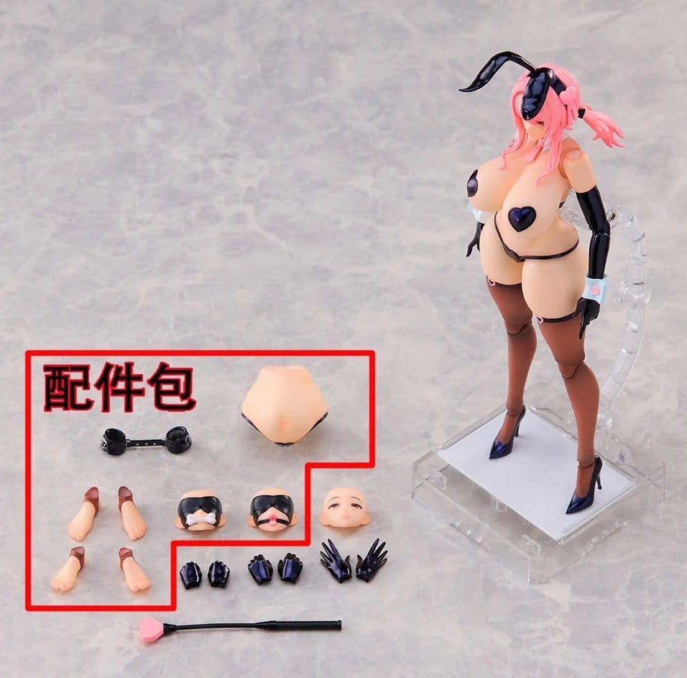 Original Character Action Figure 1/12 Reverse Bunny Girl Nicole – Parts Set with Selectable Parts