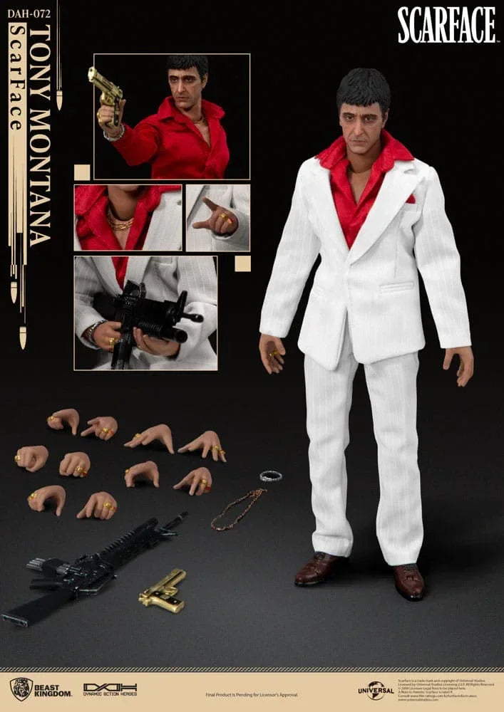 Scarface (1983) Action Figur Tony Montana 20 cm Beast Kingdom Toys