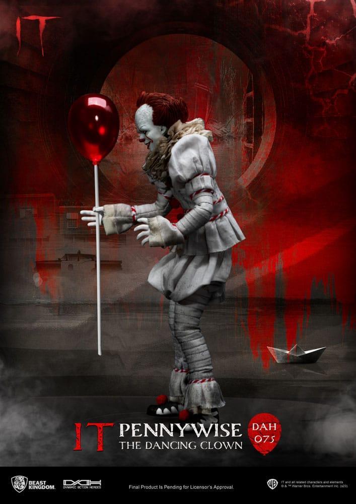 Stephen Kings It Dynamic 8ction Heroes Action Figur 1/9 Pennywise 21 cm Beast Kingdom Toys