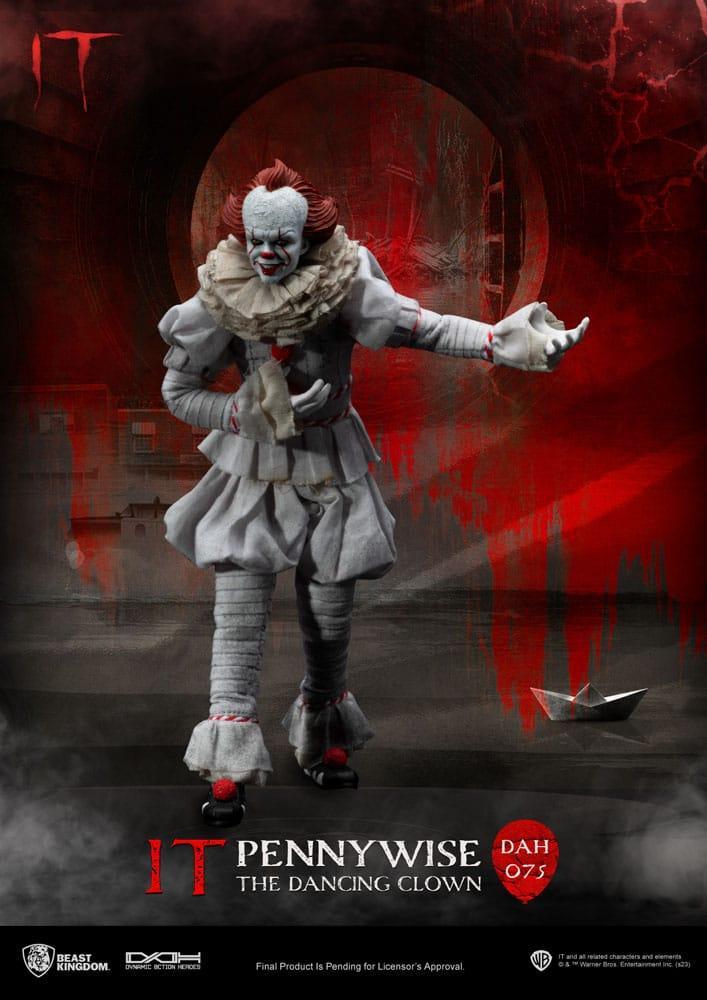 Stephen Kings It Dynamic 8ction Heroes Action Figur 1/9 Pennywise 21 cm Beast Kingdom Toys